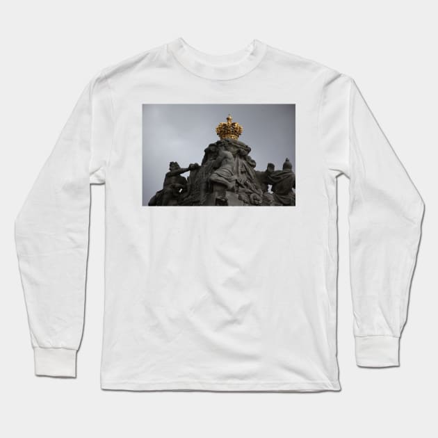 Crowning Glory Long Sleeve T-Shirt by JohnDalkin